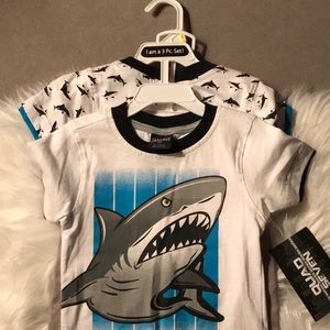 Boys 2T shark set (3 pieces)
